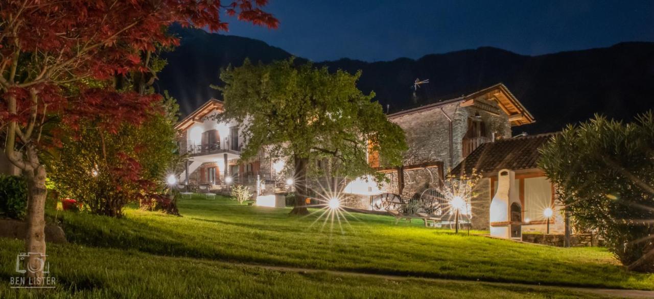 La Volta - Lake Como Heritage Home In Molino Maufet Watermill - Patio On The Garden Colico Dış mekan fotoğraf