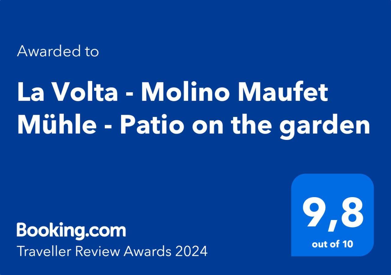 La Volta - Lake Como Heritage Home In Molino Maufet Watermill - Patio On The Garden Colico Dış mekan fotoğraf